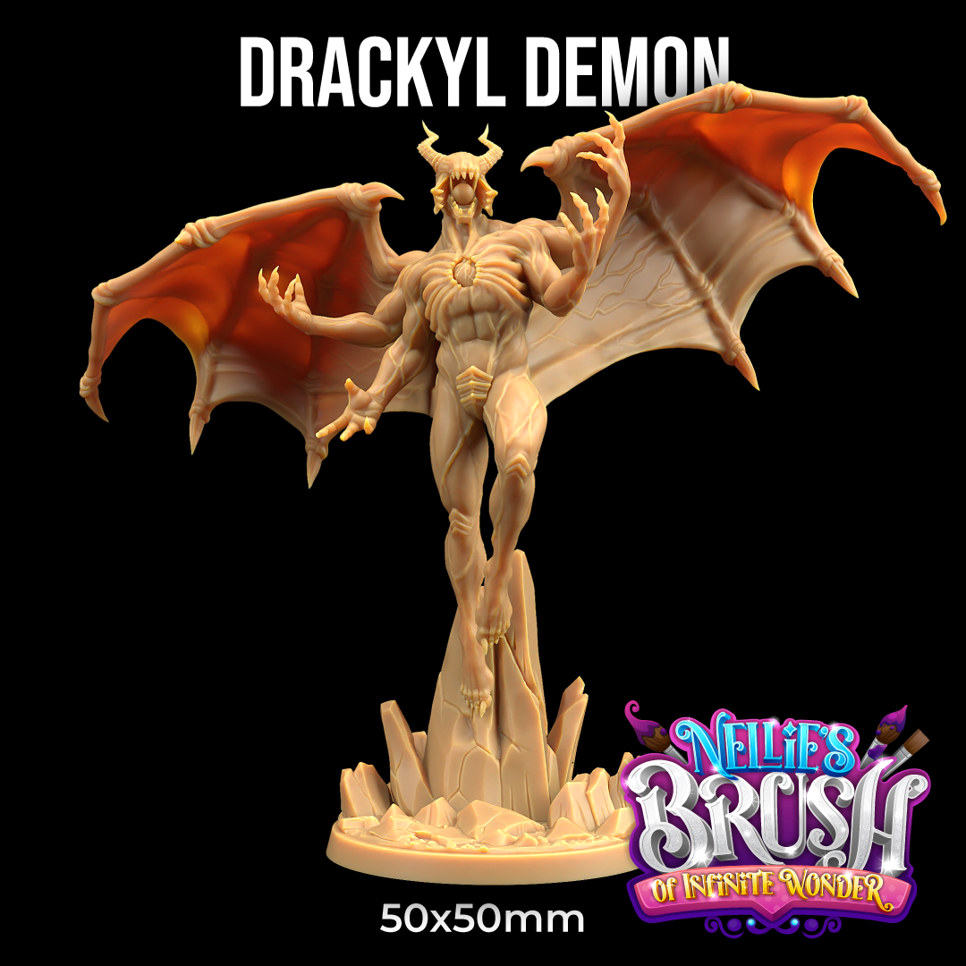 Drackyl Demon | PRESUPPORTED | Nellie’s Brush of Infinite Wonder